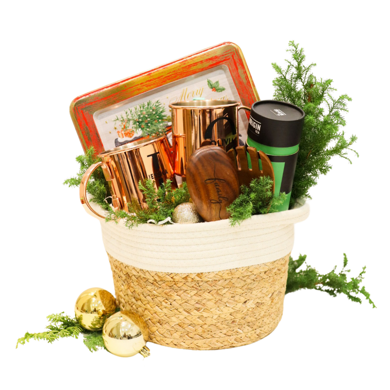 Light & Delightful Christmas Gourmet Gift Hamper | Personalized Holiday Cup