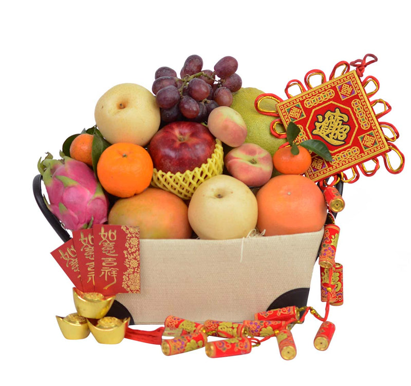 Chinese New Year Traditional Fruit Hamper - Chinese New Year